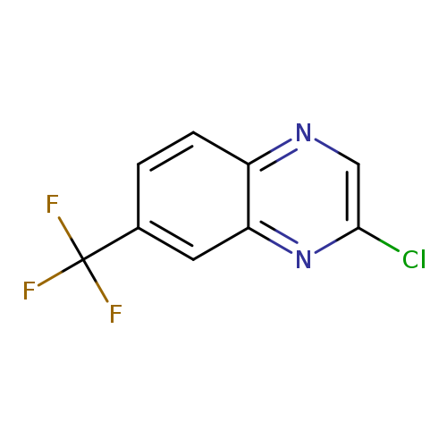 FC(c1ccc2c(c1)nc(cn2)Cl)(F)F
