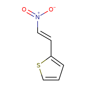 [O-][N+](=O)/C=C/c1cccs1