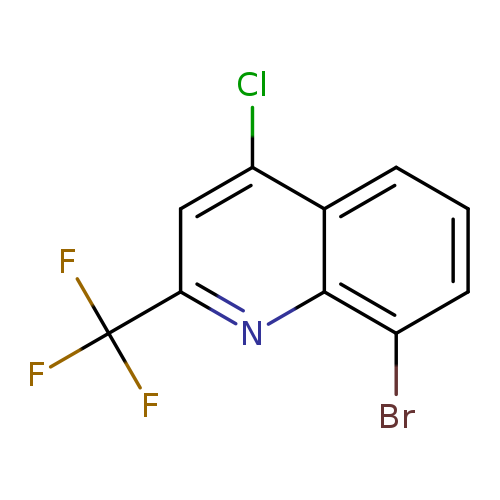 Brc1cccc2c1nc(cc2Cl)C(F)(F)F