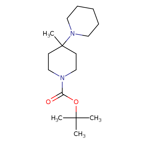O=C(N1CCC(CC1)(C)N1CCCCC1)OC(C)(C)C