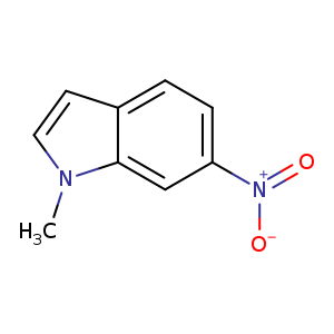 [O-][N+](=O)c1ccc2c(c1)n(C)cc2