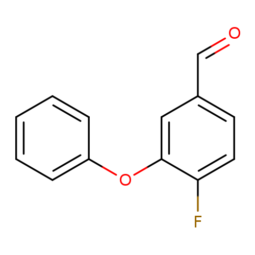 O=Cc1ccc(c(c1)Oc1ccccc1)F