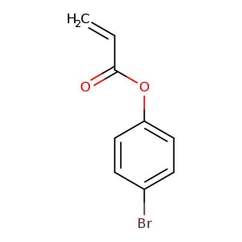 C=CC(=O)Oc1ccc(cc1)Br