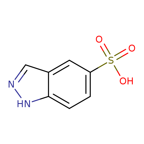OS(=O)(=O)c1ccc2c(c1)cn[nH]2