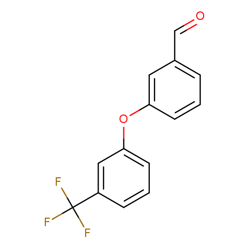 O=Cc1cccc(c1)Oc1cccc(c1)C(F)(F)F