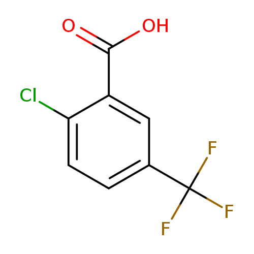 OC(=O)c1cc(ccc1Cl)C(F)(F)F