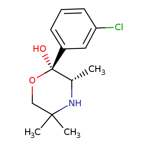 Clc1cccc(c1)[C@]1(O)OCC(N[C@H]1C)(C)C