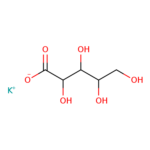 OCC(C(C(C(=O)[O-])O)O)O.[K+]