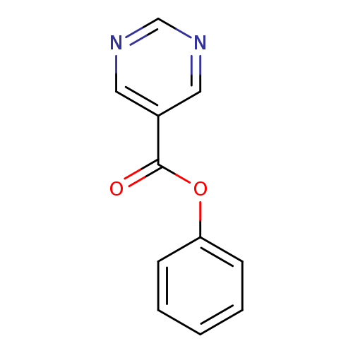 O=C(c1cncnc1)Oc1ccccc1