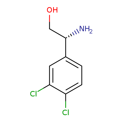 OC[C@@H](c1ccc(c(c1)Cl)Cl)N