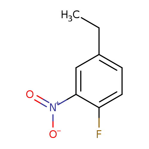 CCc1ccc(c(c1)N(=O)=O)F