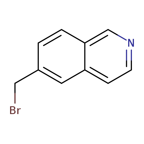 BrCc1ccc2c(c1)ccnc2