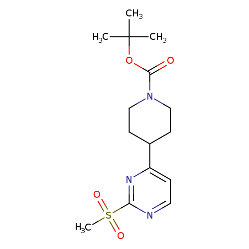 O=C(N1CCC(CC1)c1ccnc(n1)S(=O)(=O)C)OC(C)(C)C