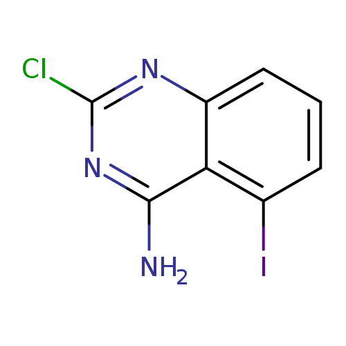 Clc1nc2cccc(c2c(n1)N)I
