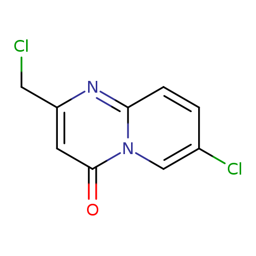 ClCc1cc(=O)n2c(n1)ccc(c2)Cl