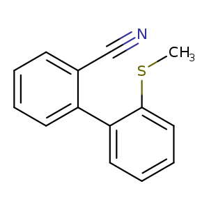 CSc1ccccc1c1ccccc1C#N
