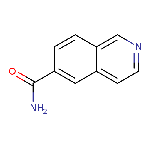 NC(=O)c1ccc2c(c1)ccnc2