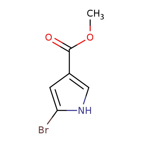 COC(=O)c1c[nH]c(c1)Br