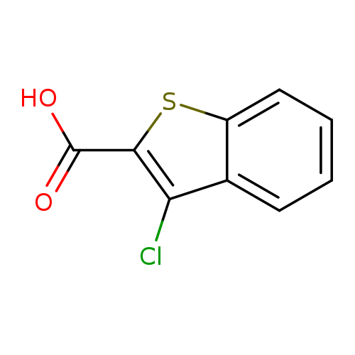 OC(=O)c1sc2c(c1Cl)cccc2