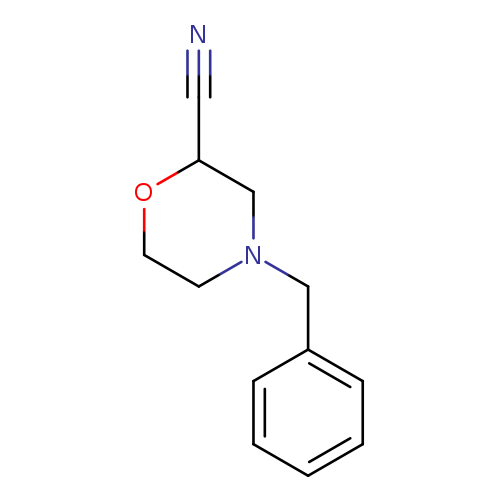 N#CC1OCCN(C1)Cc1ccccc1