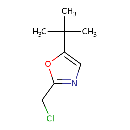 ClCc1ncc(o1)C(C)(C)C