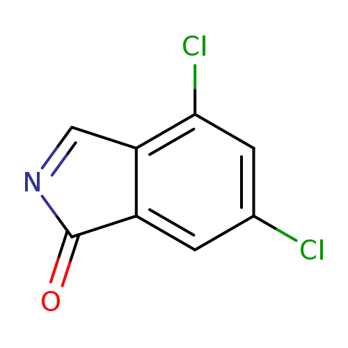 Clc1cc(Cl)c2c(c1)C(=O)N=C2