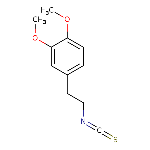 S=C=NCCc1ccc(c(c1)OC)OC