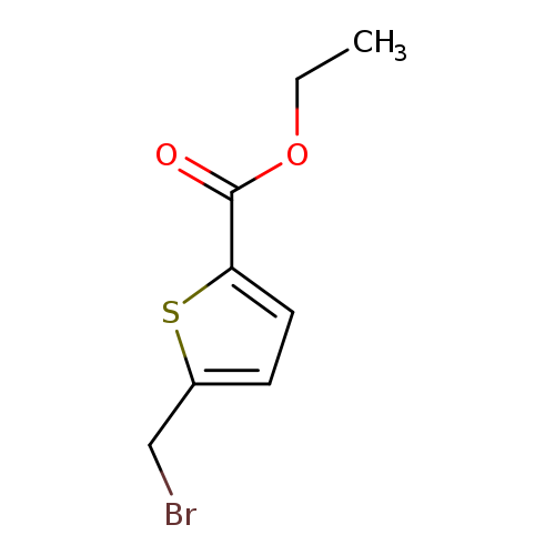 CCOC(=O)c1ccc(s1)CBr