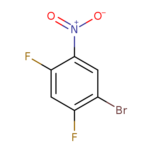 [O-][N+](=O)c1cc(Br)c(cc1F)F