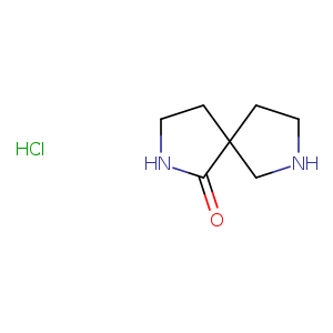 O=C1NCCC21CNCC2.Cl