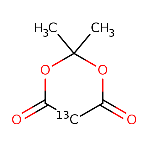 O=C1[13CH2]C(=O)OC(O1)(C)C