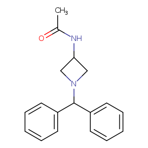 CC(=O)NC1CN(C1)C(c1ccccc1)c1ccccc1