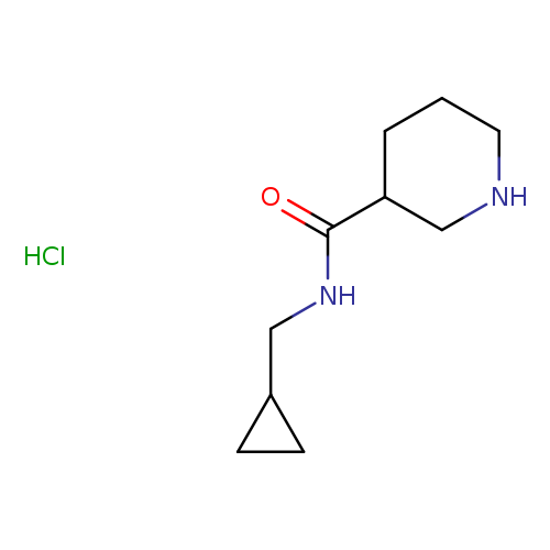 O=C(C1CCCNC1)NCC1CC1.Cl