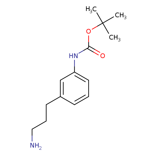 NCCCc1cccc(c1)NC(=O)OC(C)(C)C