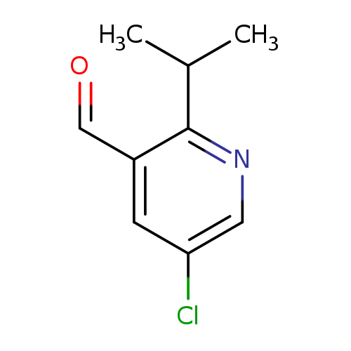 O=Cc1cc(Cl)cnc1C(C)C