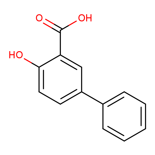 OC(=O)c1cc(ccc1O)c1ccccc1