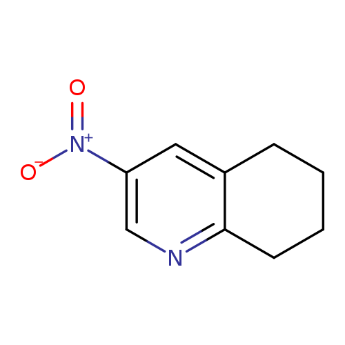 [O-][N+](=O)c1cnc2c(c1)CCCC2