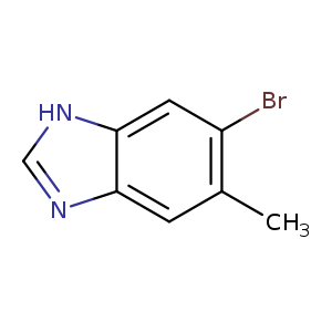 Brc1cc2[nH]cnc2cc1C