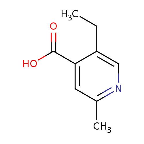 CCc1cnc(cc1C(=O)O)C