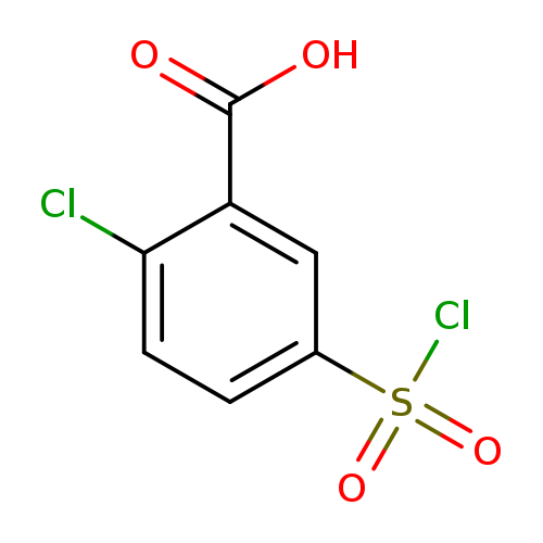 OC(=O)c1cc(ccc1Cl)S(=O)(=O)Cl