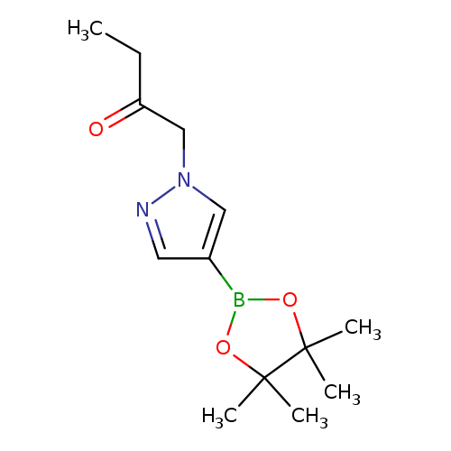 CCC(=O)Cn1ncc(c1)B1OC(C(O1)(C)C)(C)C