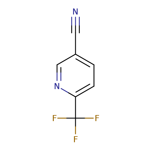 N#Cc1ccc(nc1)C(F)(F)F