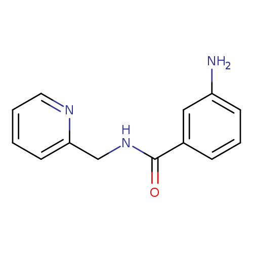 Nc1cccc(c1)C(=O)NCc1ccccn1