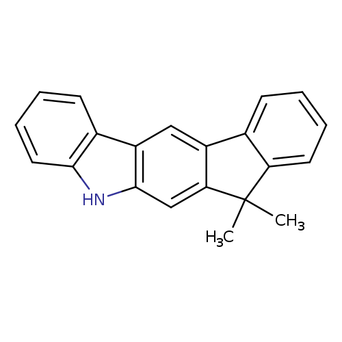 CC1(C)c2ccccc2c2c1cc1[nH]c3c(c1c2)cccc3