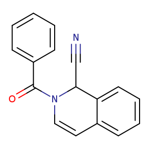 N#CC1c2ccccc2C=CN1C(=O)c1ccccc1