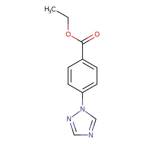 CCOC(=O)c1ccc(cc1)n1ncnc1