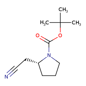 N#CC[C@H]1CCCN1C(=O)OC(C)(C)C