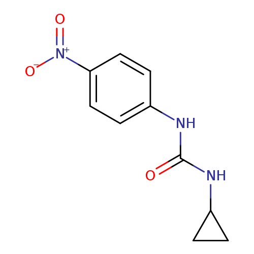O=C(Nc1ccc(cc1)[N+](=O)[O-])NC1CC1