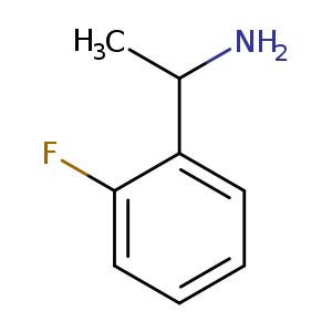 CC(c1ccccc1F)N