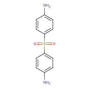 Nc1ccc(cc1)S(=O)(=O)c1ccc(cc1)N